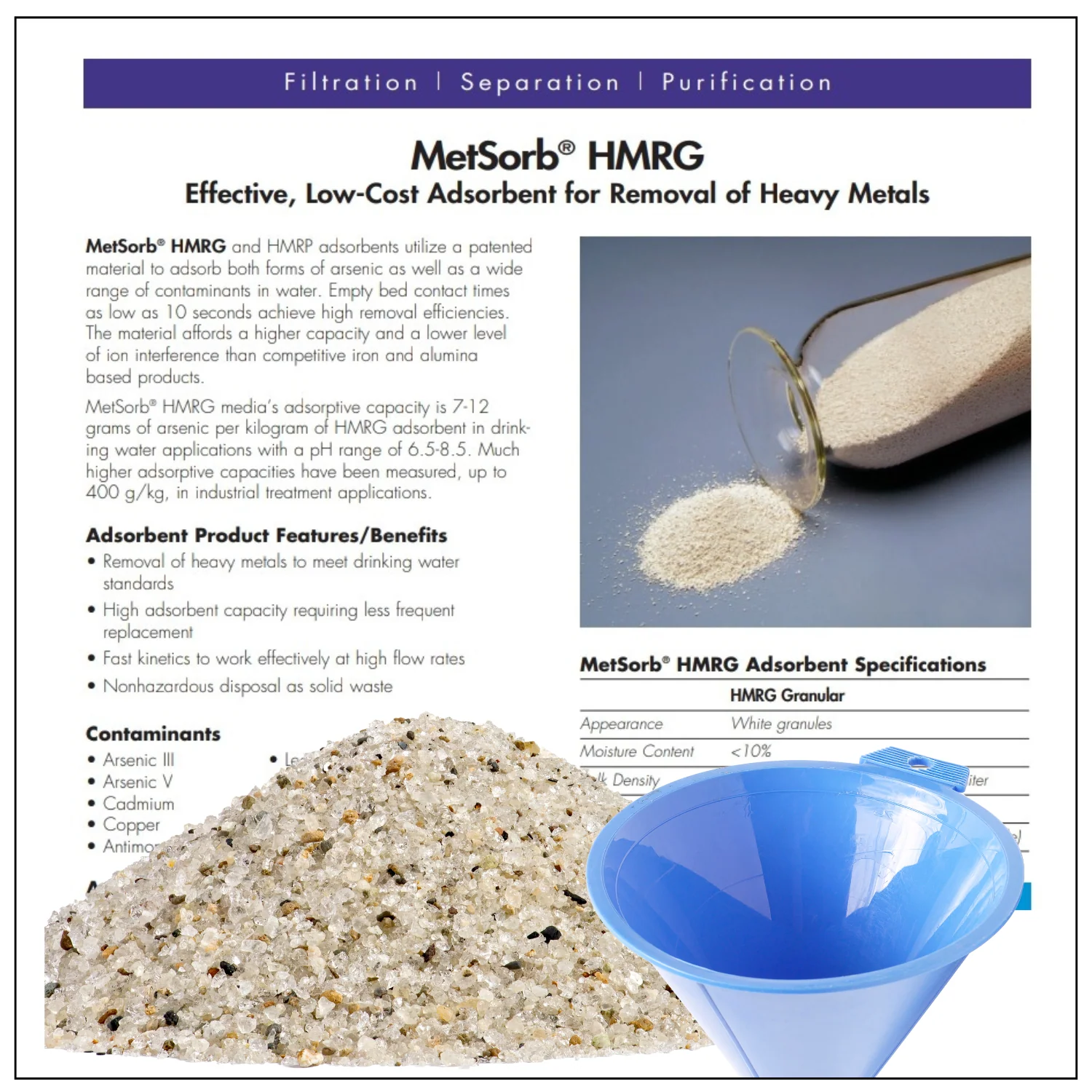 Replacement Arsenic Filter Media